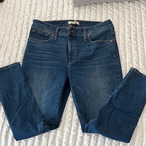 Madewell Women's Skinny Jeans in Dark Blue size 32